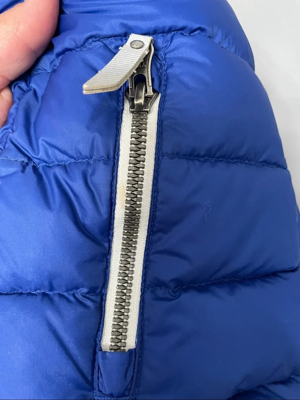 Hanna Andersson Blue Superlight Down Puffer Jacket Size 80 (18-24 Months)